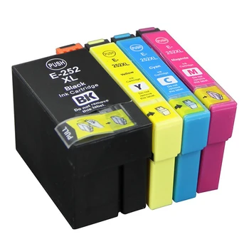 LCL 252XL T252XL120 T252XL220 T252XL320 T252XL420 (10-Pack) Ink Cartridge Compatible for Epson WorkForce WF-3620/3640/7110/7610