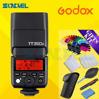 GODOX Mini TT350C TTL HSS max 1/8000s 2.4G Wireless X System Flash for Canon EOS 1300D 800D 760D 750D 80D 77D 7D 6D 5D Mark III