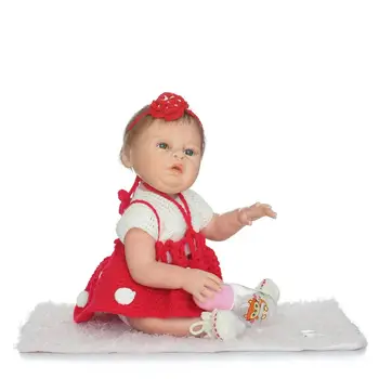50cm full vinyl reborn doll lifelike reborn baby dolls for kids toys gifts bonecas