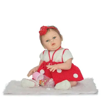 50cm full vinyl reborn doll lifelike reborn baby dolls for kids toys gifts bonecas