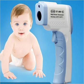 LCD Digital Non-Contact Infrared Body Thermometer Forehead Baby and Adult Surface Electronic Termometer Health Care DT-8861