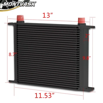 30 row an-10an universal engine oil cooler + filter relocation kit