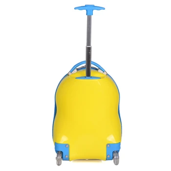 Children Gift Small Yellow People Despicable Me 2 Printing Children Trolley Bags Primary Shell Cute Cartoon Package All School
