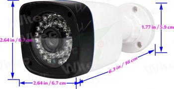 HD 1080P IR Leds Camera Outdoor Bullet ONVIF Night Vision P2P IP Cam IR Leds 2.0MP Network Motion detect Alarm Auto record IPC